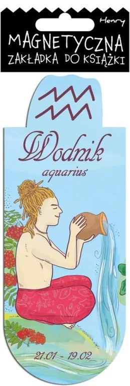 Zakładka magnetyczna owal Wodnik - tantis.pl
