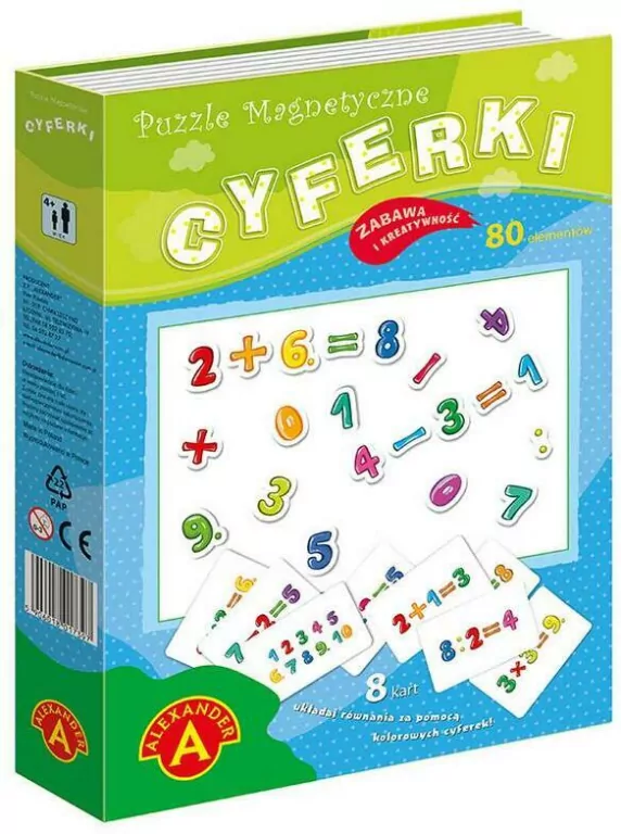 Puzzle magnetyczne. Cyferki - tantis.pl