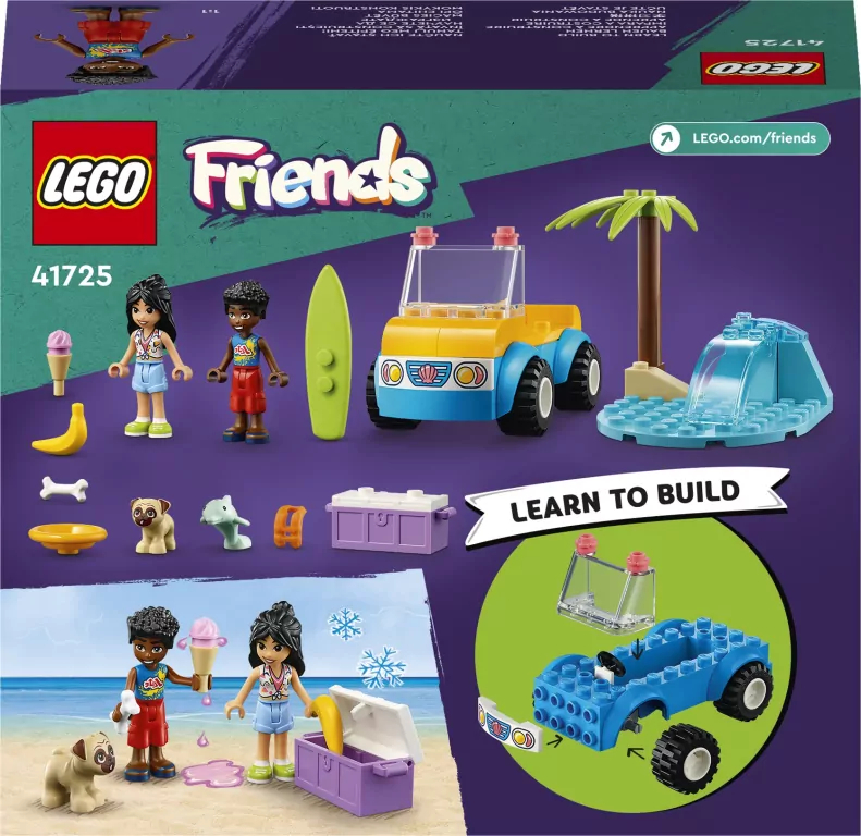 LEGO® Friends. Zabawa z łazikiem plażowym. 41725 - tantis.pl