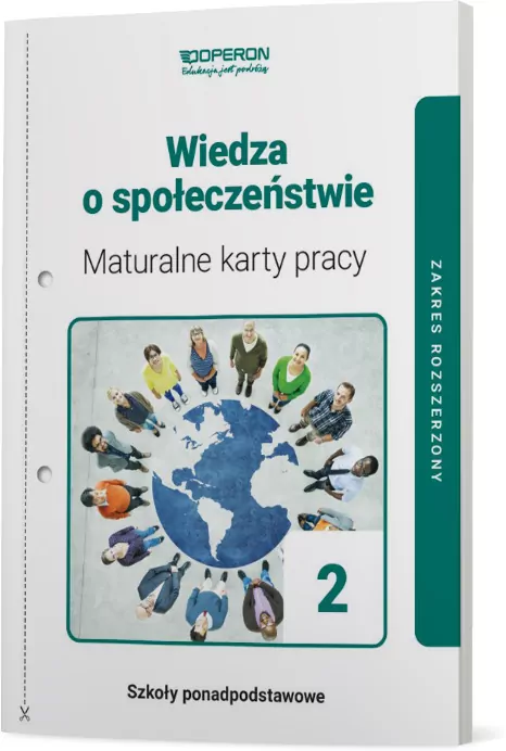 Wiedza o społeczeństwie 2. Zakres rozszerzony. Szkoły ponadpodstawowe. Maturalne karty pracy - tantis.pl