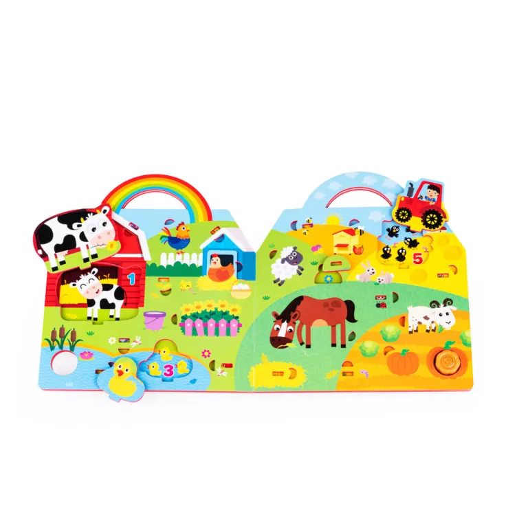 Puzzle 3D. Dźwięki wokół nas. Farma - tantis.pl