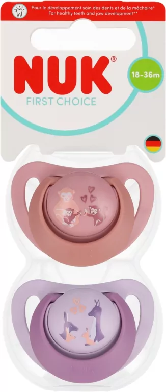 NUK. First Choice. Smoczki. 18-36 miesięcy. 2 sztuki - tantis.pl