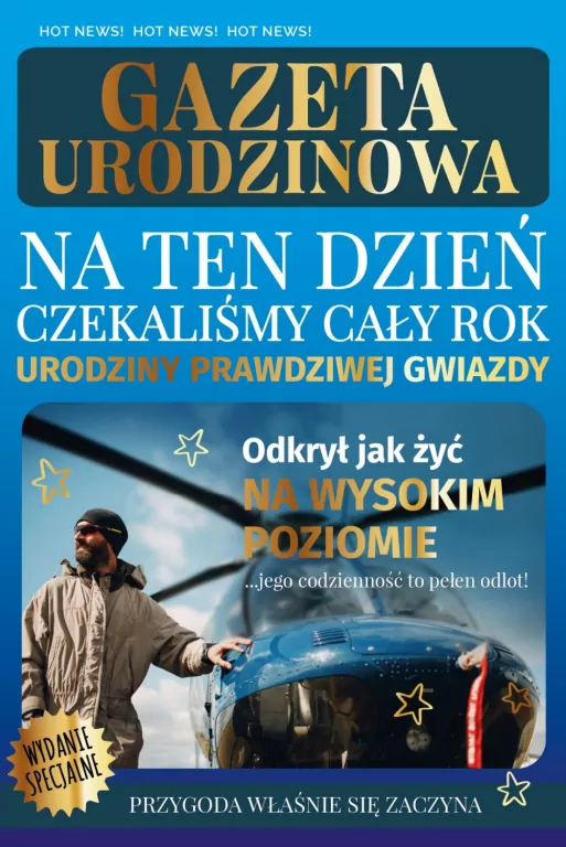 Karnet Urodziny gazeta - tantis.pl
