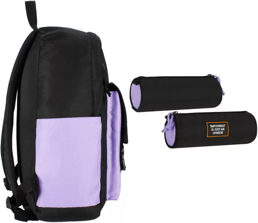 Pakiet Just Violet: Plecak / GRATIS Piórnik tuba - tantis.pl