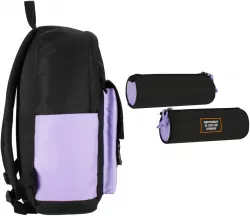 Pakiet Just Violet: Plecak / GRATIS Piórnik tuba