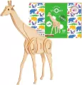 Puzzle Drewniane 3D - Żyrafa - tantis.pl