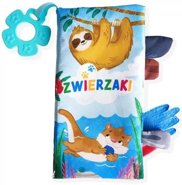 Zwierzaki. Książeczka sensoryczna - tantis.pl