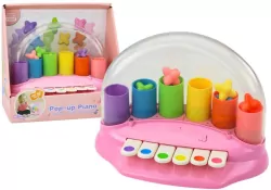 Pianinko interaktywne różowe