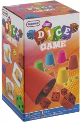 Gra w kości + 6 kubeczków