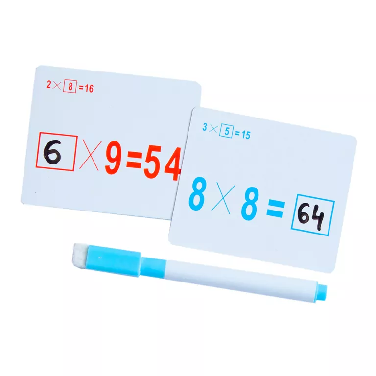 Fiszki matematyczne mnożenie. Genialny dzieciak - tantis.pl