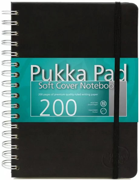 Kołozeszyt A5/100, Kratka, Oprawa Twarda Soft Cover - tantis.pl