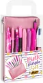 BIC. Zestaw przyborów w etui. Pink&Purple - tantis.pl
