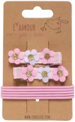 Zestaw klipsy i gumki