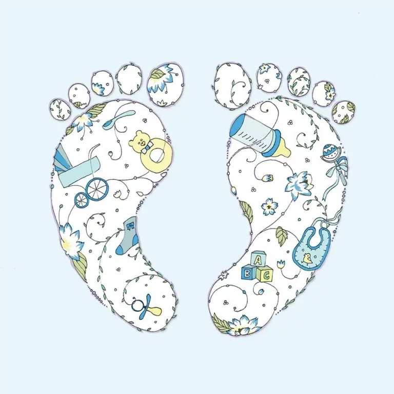 Karnet Swarovski kwadrat CL1909 Narodziny chłopiec - tantis.pl