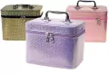 Kuferek L z lusterkiem na zamek 23x17x15cm MIX - tantis.pl