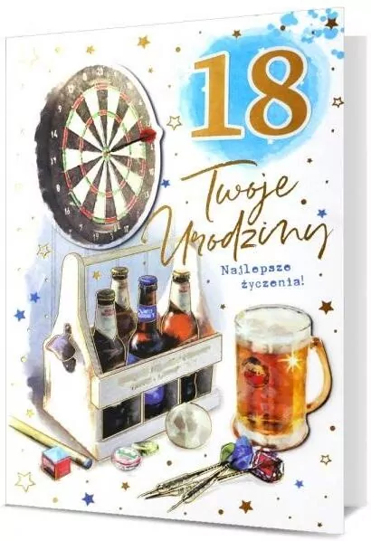 Karnet B6 Urodziny (wymienne cyfry) - tantis.pl