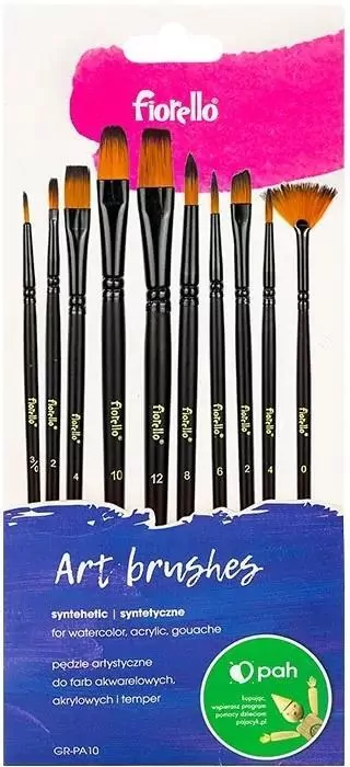 Pędzle artystyczne nylonowe - tantis.pl