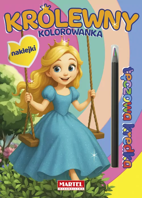 Kolorowanka z kredką Królewny - tantis.pl