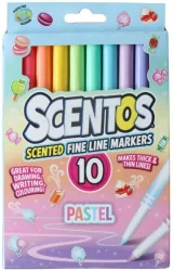 Flamastry pachnące pastelowe