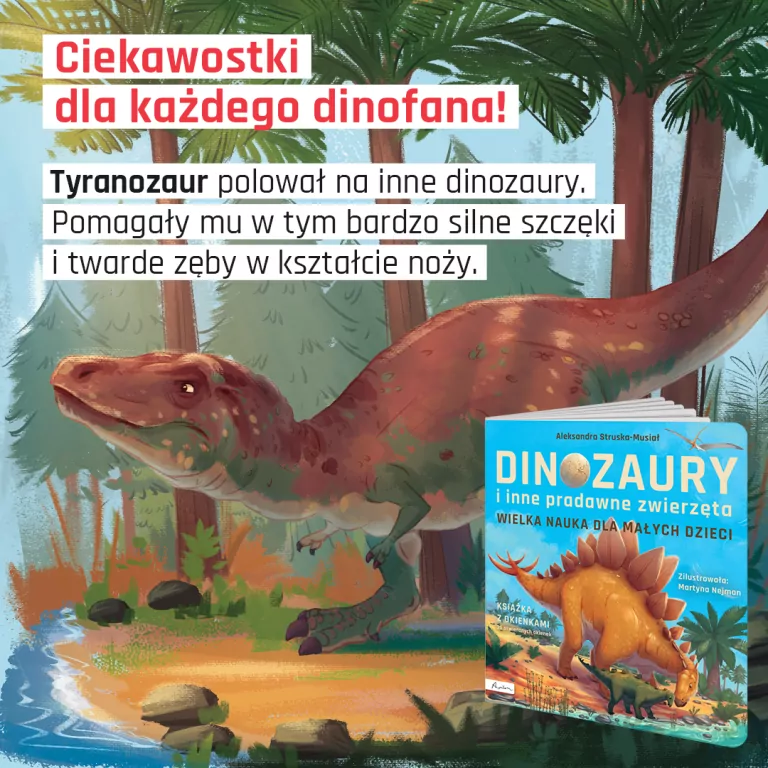 Dinozaury i inne pradawne zwierzęta. Wielka nauka dla małych dzieci - tantis.pl