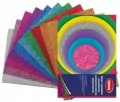 Papier kolorowy samoprzylepny brokatowy. A5/8 kartek. 1 sztuka - tantis.pl