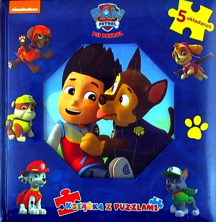 Książka z puzzlami. Psi patrol - tantis.pl