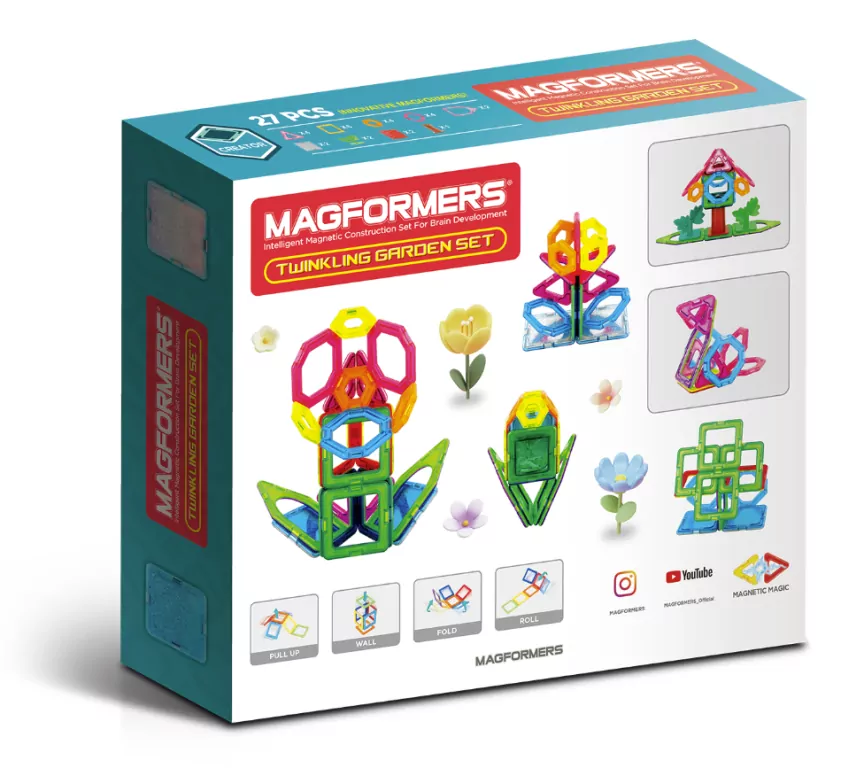 Magformers Twinkling Garden 27el - tantis.pl