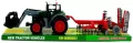Traktor z broną talerzową z turem - tantis.pl