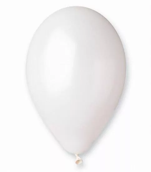 Balony Gemar metaliczne perłowe białe 30cm - tantis.pl