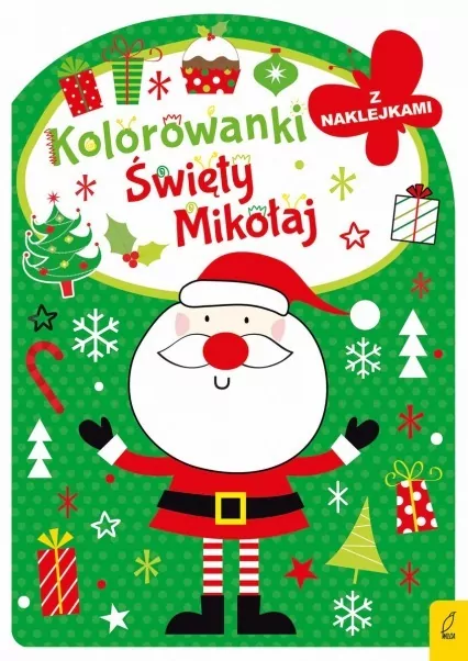 Kolorowanka z wykrojnikiem Święty Mikołaj - tantis.pl