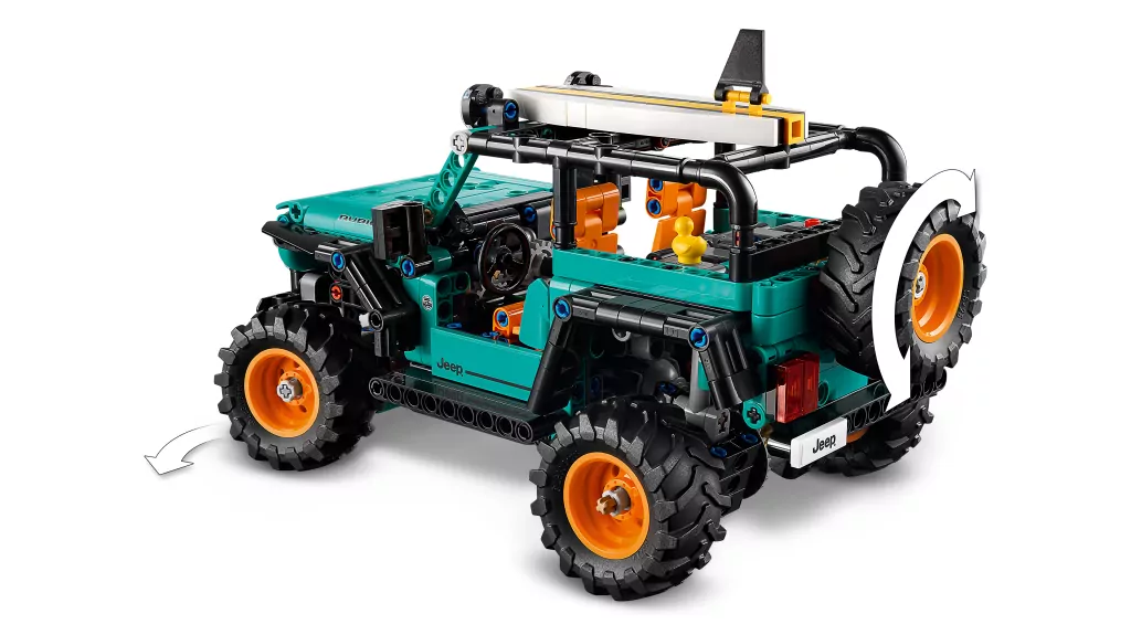LEGO® SUV Jeep® Wrangler Rubicon 42227 - tantis.pl