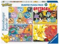 Ravensburger. Puzzle 4x100. Pokemon - tantis.pl
