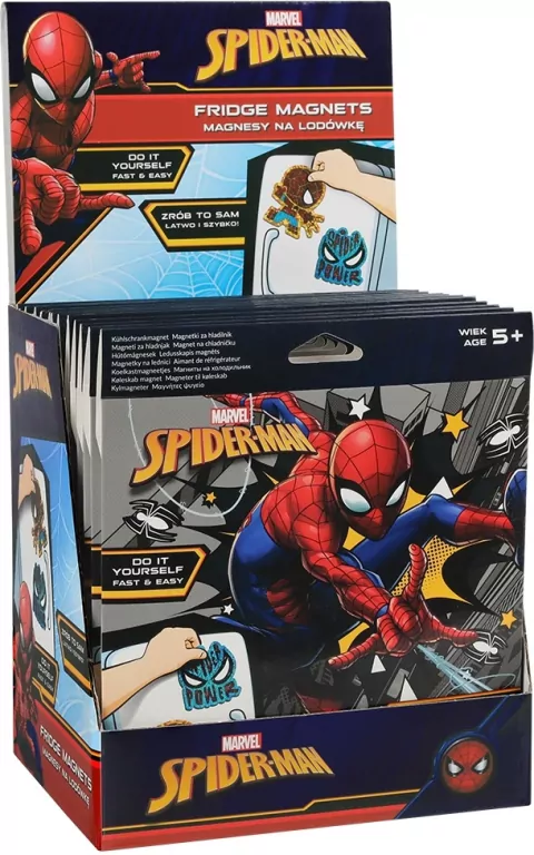 Magnes na lodówkę Spiderman 1szt.mix - tantis.pl