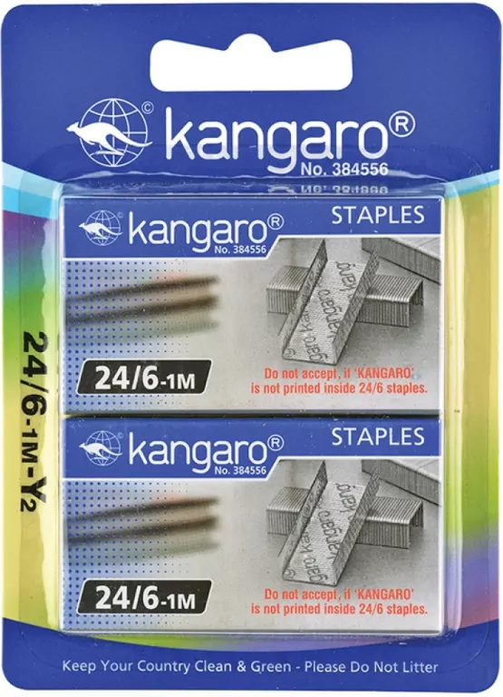 Zszywki No.24/6. 2x1000 sztuk - tantis.pl