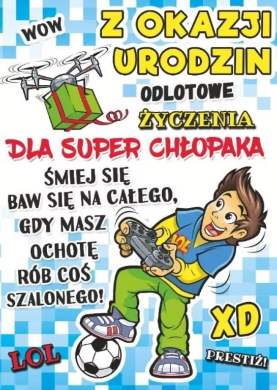 Karnet Young B6 + koperta wzór nr 029 Urodziny - tantis.pl