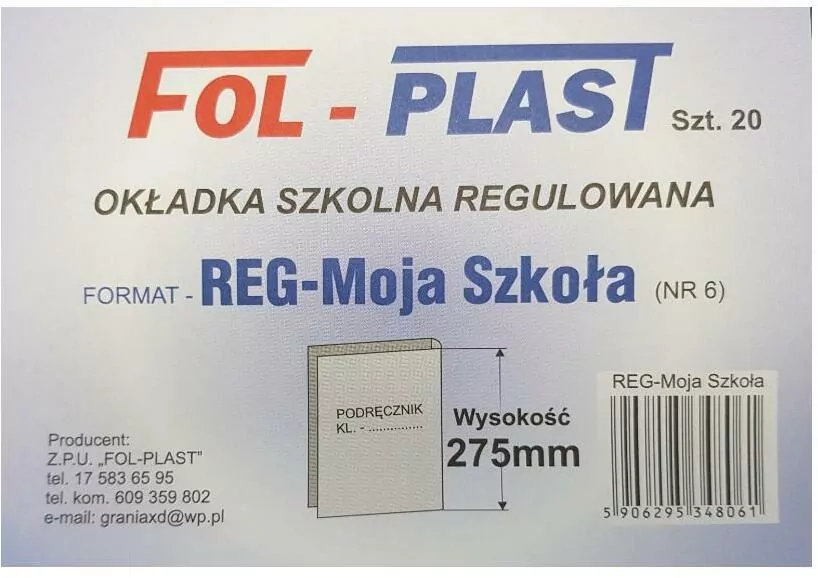 Okładka na podręczniki, regulowana - tantis.pl
