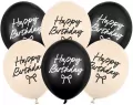 Balony Strong Happy Birthday Kokardki 30cm 6szt - tantis.pl
