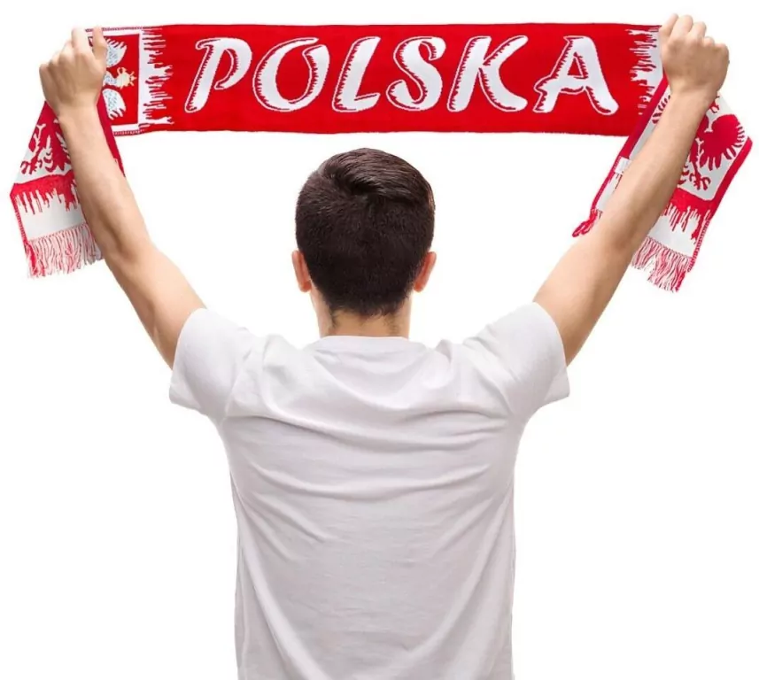 Szalik kibica Polska 130cm - tantis.pl