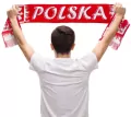 Szalik kibica Polska 130cm - tantis.pl