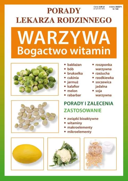 Warzywa. Bogactwo witamin. Porady lekarza rodzinnego. Nr 122 - tantis.pl