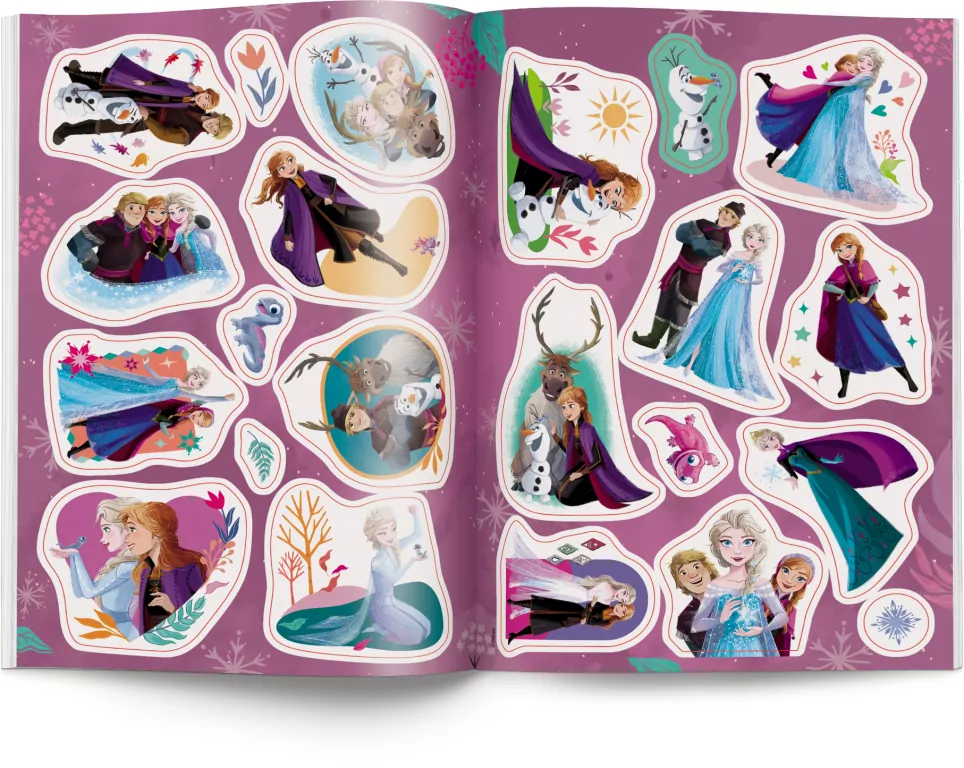 Kraina lodu. Kolorowanka z naklejkami - tantis.pl