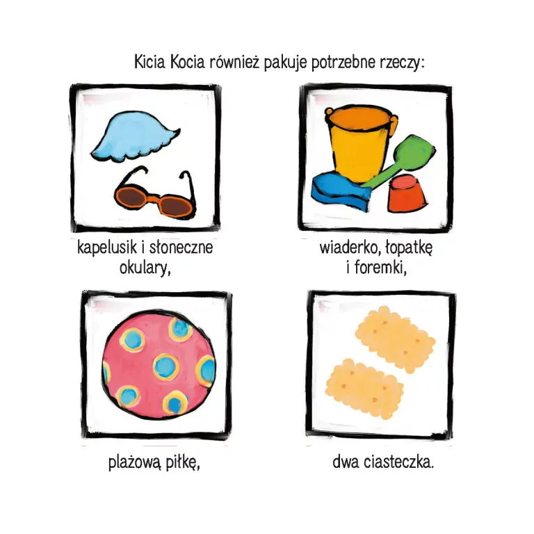 Kicia Kocia na plaży. Kicia Kocia - tantis.pl