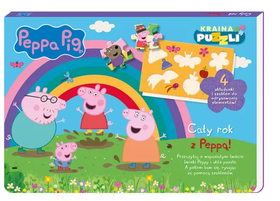 Peppa Pig. Cały rok z Peppą! Kraina puzzli
