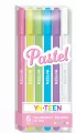 Długopis żelowy 6 kolorów Pastel - tantis.pl