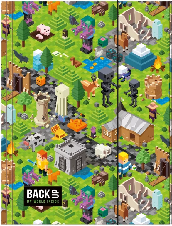 Teczka z gumką A4 BackUp Game DERFORM - tantis.pl