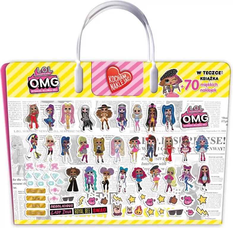 L.O.L. Surprise! OMG Ważne, by mówili. Kocham naklejać. Cz.4 - tantis.pl