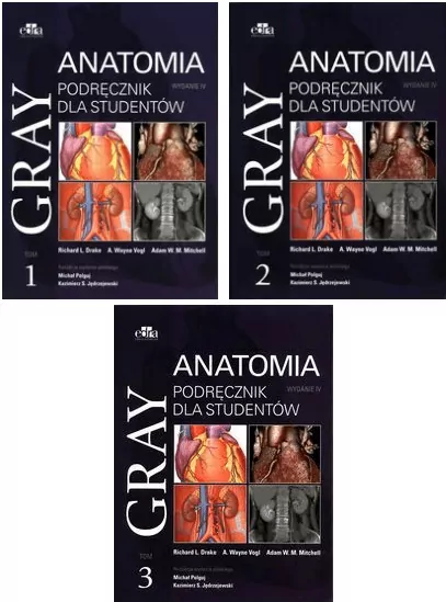 Pakiet: Anatomia. Gray. Podręcznik dla studentów. Tom 1-3 - tantis.pl