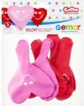 Balony Uśmiechnięte serca 5 sztuk - tantis.pl
