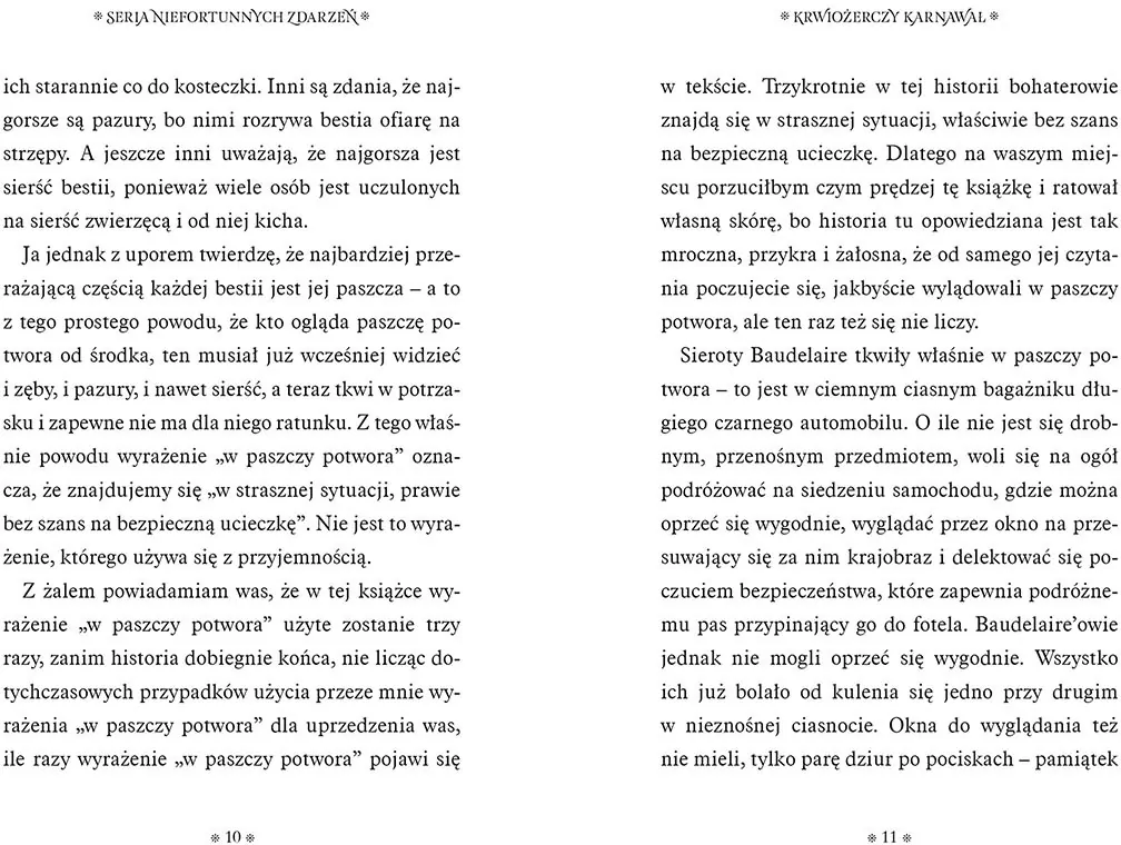 Krwiożerczy karnawał. Seria niefortunnych zdarzeń. Tom 9 - tantis.pl