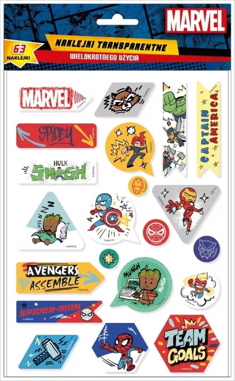 Naklejki ozdobne Avengers mix - tantis.pl